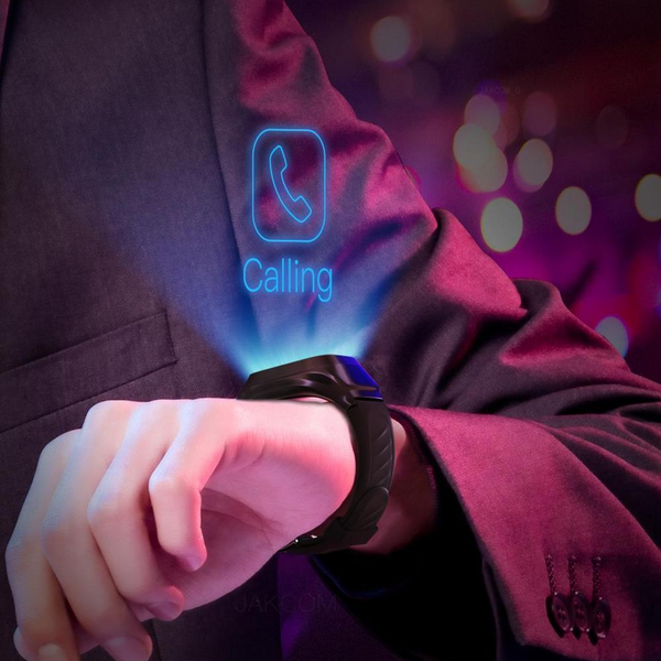 Montre connectée 2en1 écouteur bluetooth intégré appel entrant