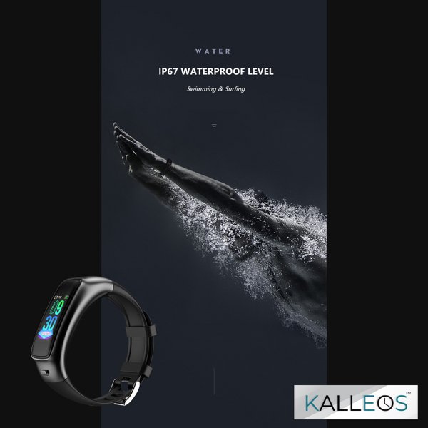 montre connectée 2en1 écouteur bluetooth intégré kalleos